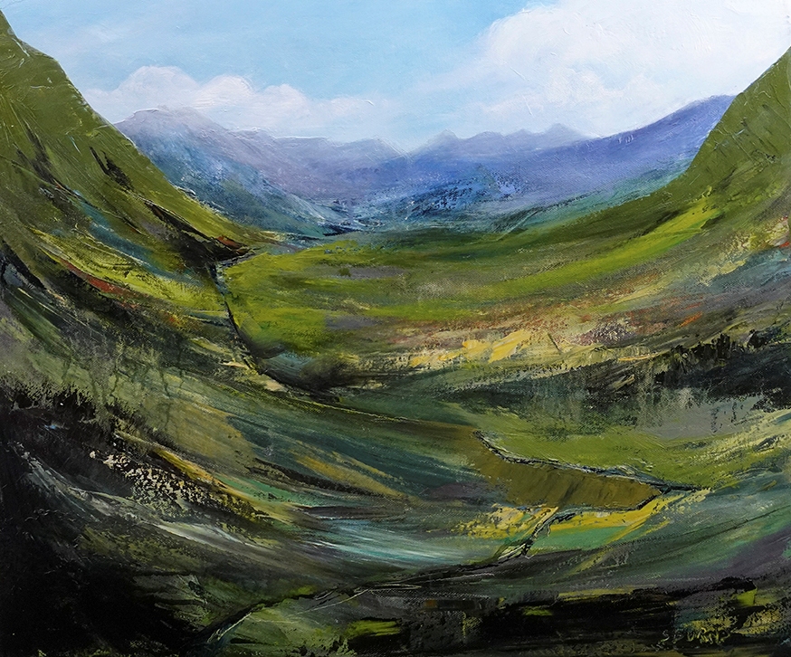 'Fragments, Scottish Highlands' by artist Sarah Burns